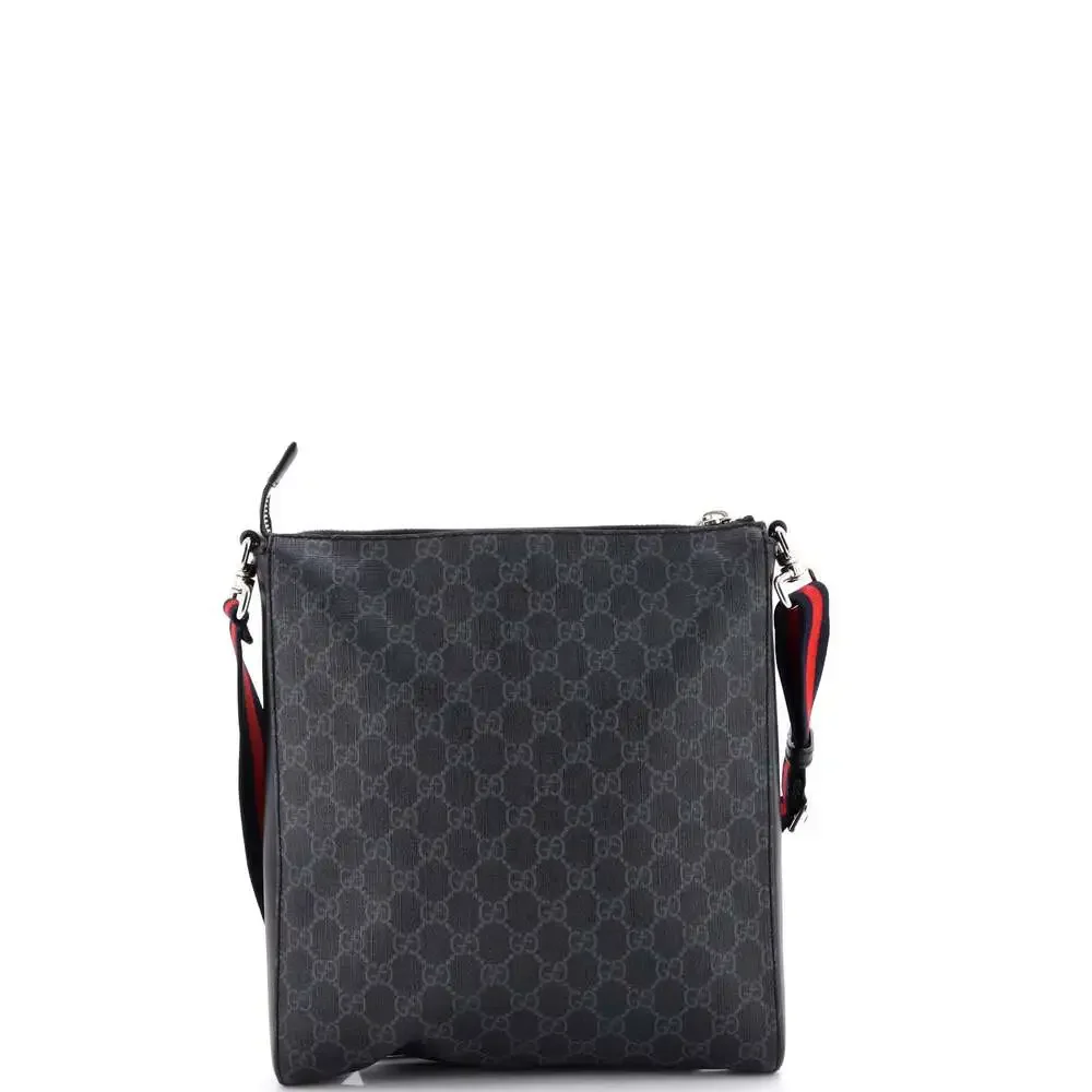 Gucci Web Strap Front Zip Messenger Bag #241100G11B - Picture 3 of 7
